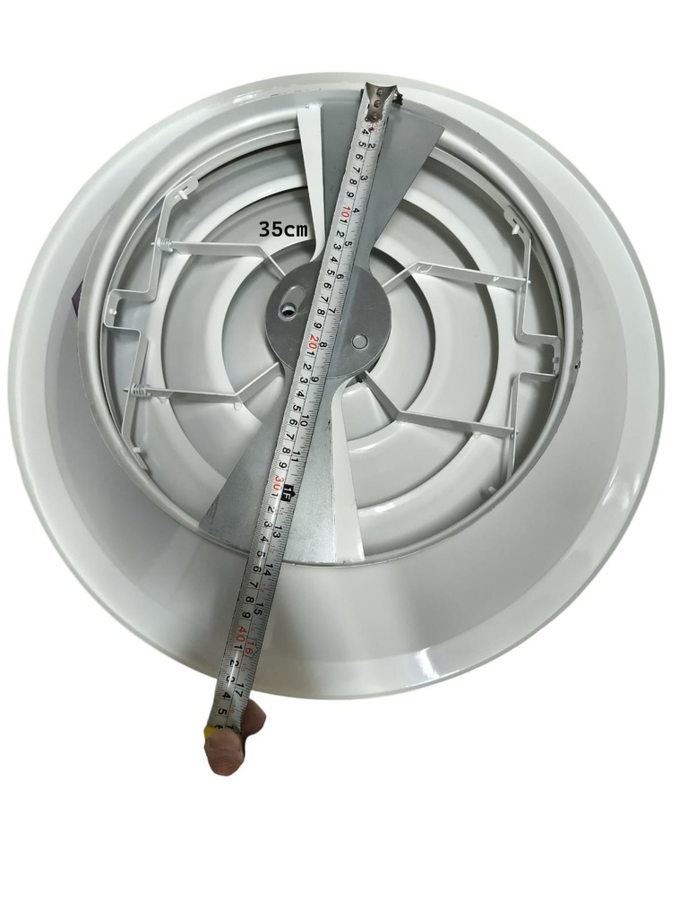 DIFUSOR CIRCULAR METALICO ESMALTADO 14"