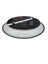 DIFUSOR CIRCULAR METALICO ESMALTADO 14" con aleta negra
