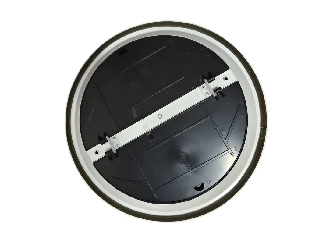 DIFUSOR CIRCULAR METALICO ESMALTADO 14" con aleta negra