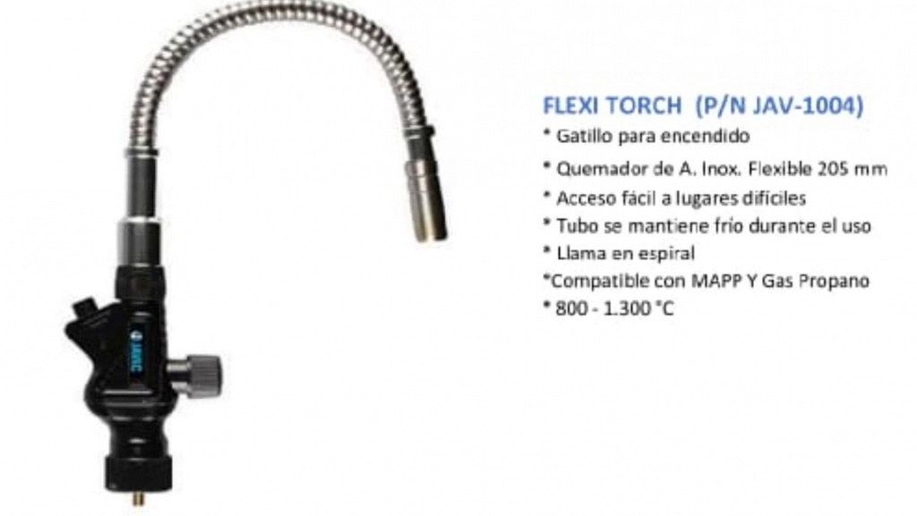 Soplete portatil  flexible JAVAC