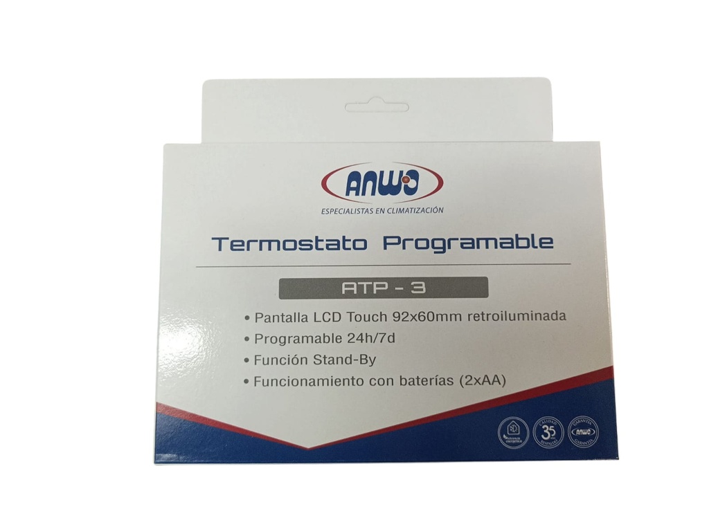 Termostato Ambiental Programable ATP-3 ANWO
