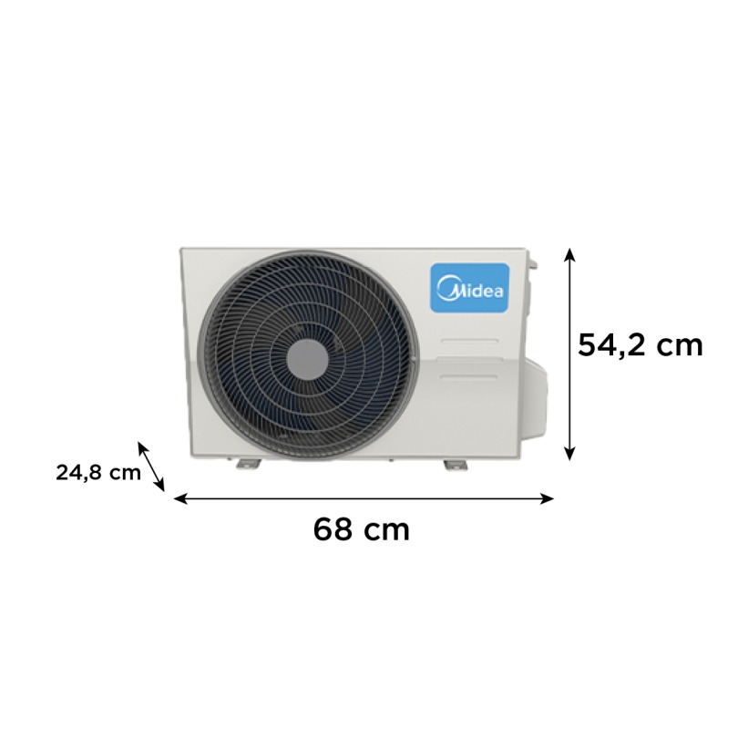 MIDEA Aire Acondicionado 9000btu/h Xtra R32 INVERTER