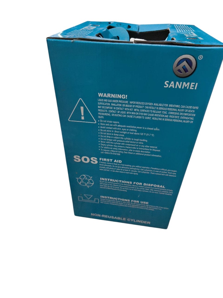 Refrigerante Sanmei R-32 de 9,5 KG