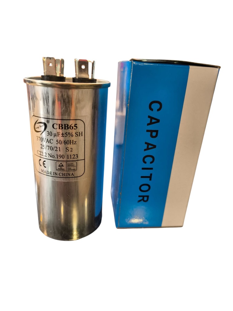 Capacitor de partida 30MFD 370VAC
