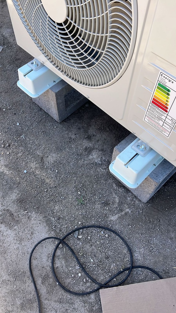 Soporte Piso Acrílico 9-36 Antivibración PACK 2 PCS