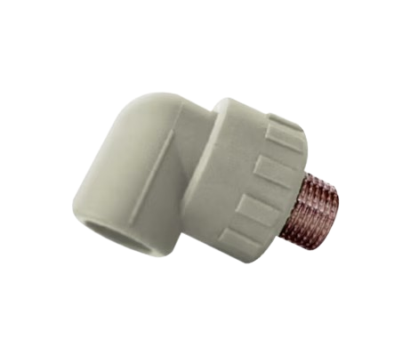 Codo PPR 90º D25x1/2" HE Injerto Metalico