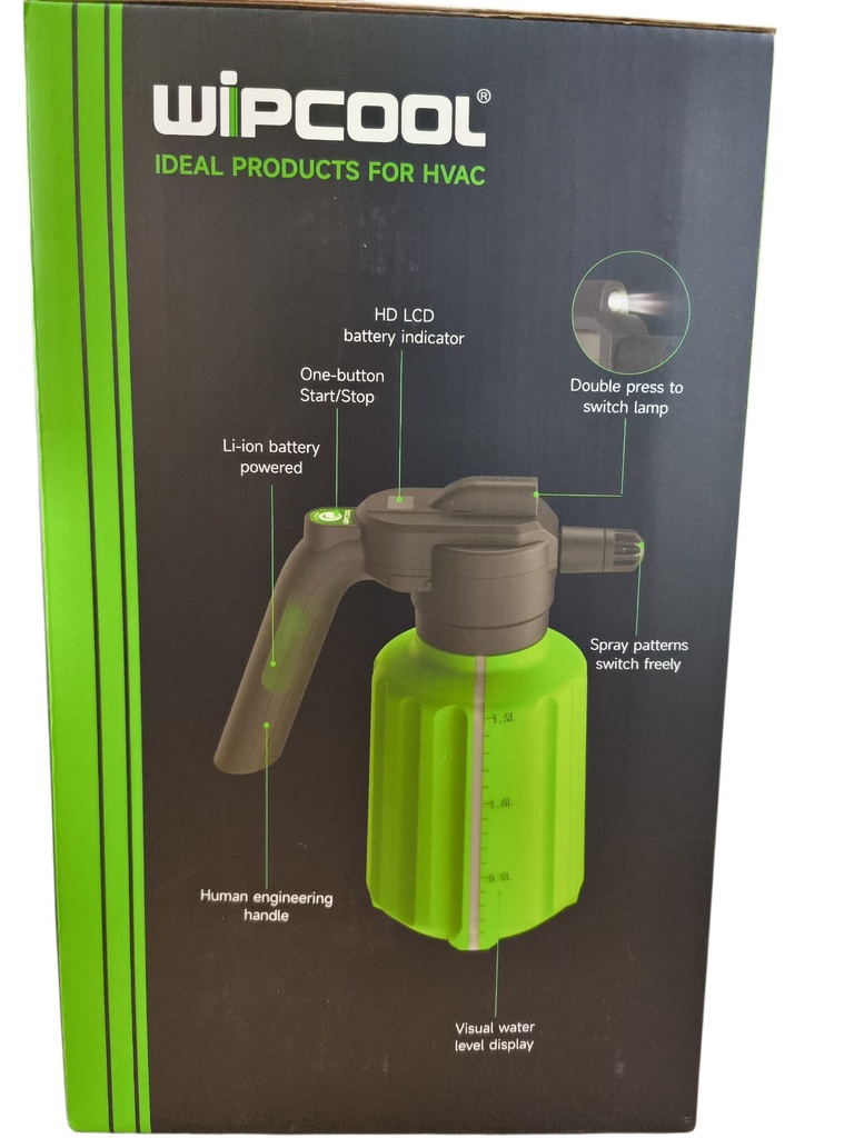 Bomba de limpieza Carga por USB Pulverizador Wipcool