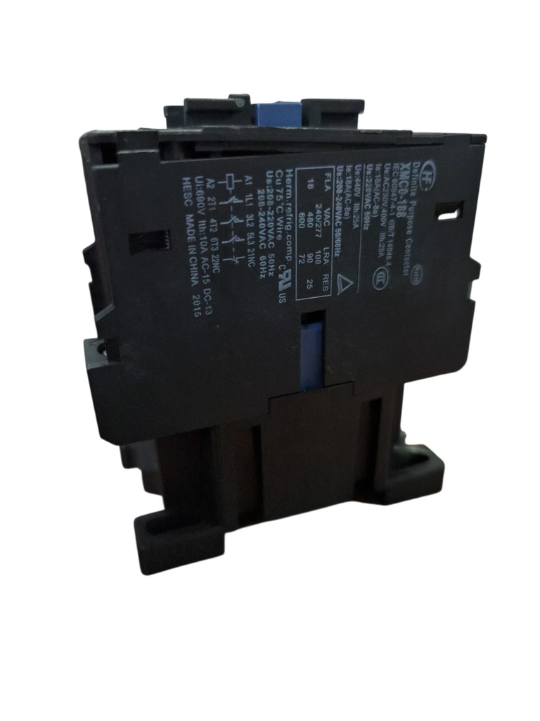Contactor modelo XMC0-188. 220VAC 25A