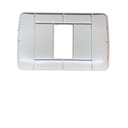 Placa Tapa 1 Modulo Color Blanco - Lexo -sin Soporte