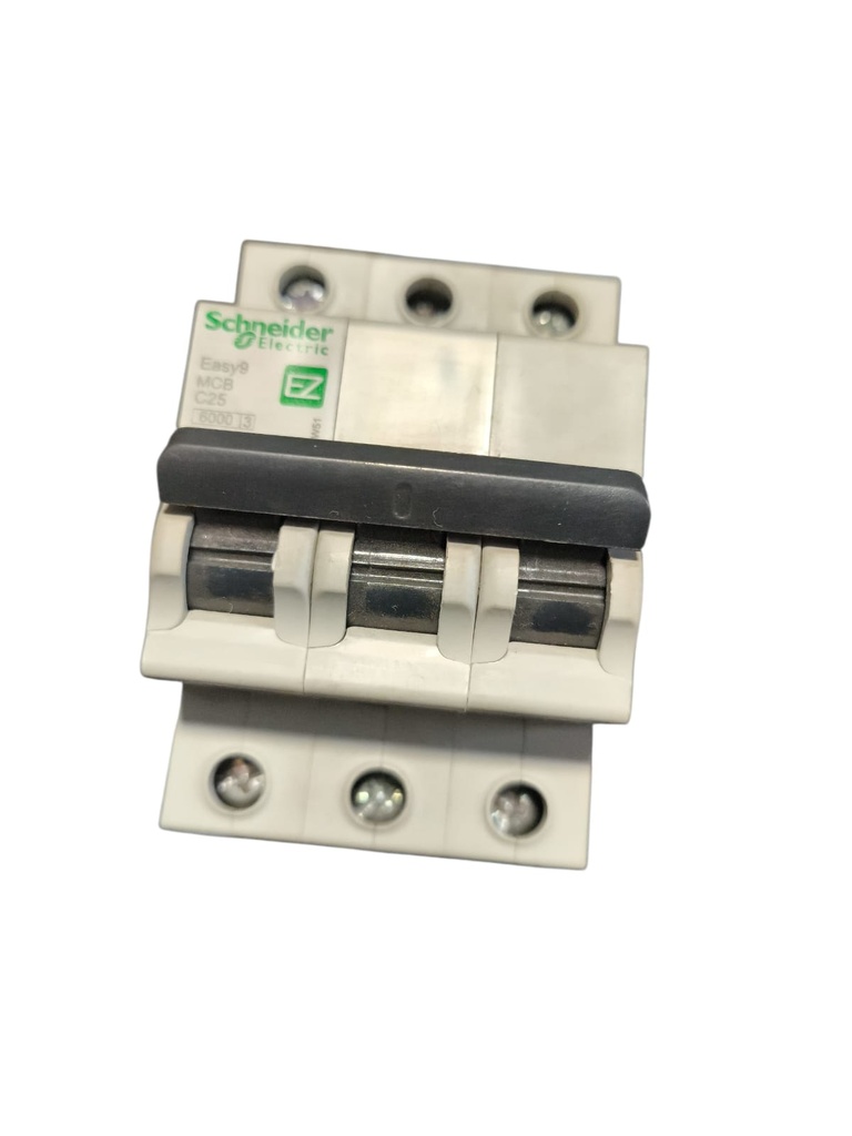 Interruptor Automatico, Easy9, 3P, 25 A, curva C, 6000 A