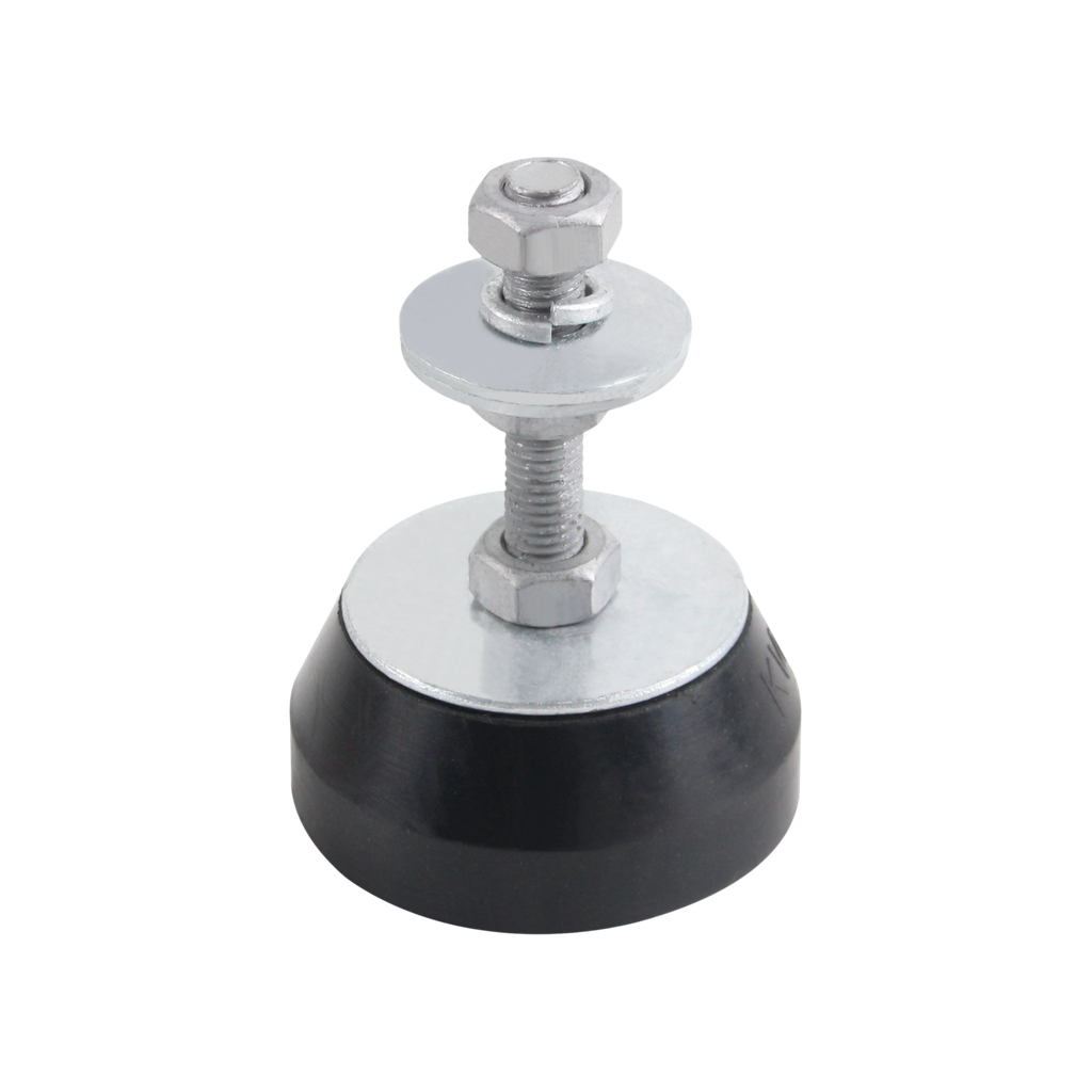 Base Soporte Piso Goma *Redondos* Antivibración PACK 4 PCS