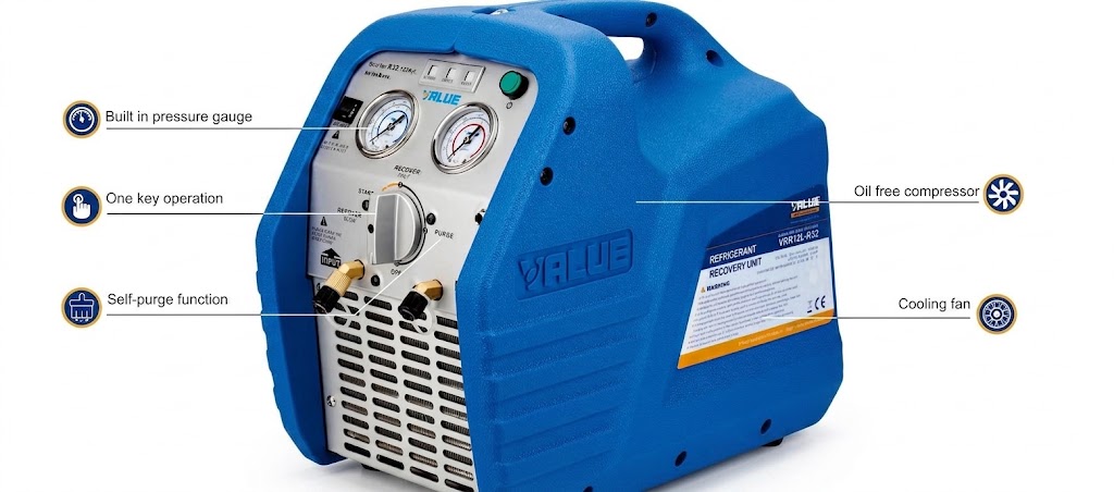 Recuperadora de Gas Refrigerante VALUE VRR12L - R32