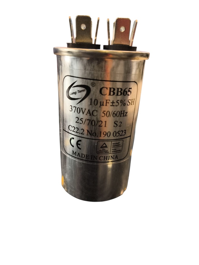 Capacitor de partida 10MFD 370VAC