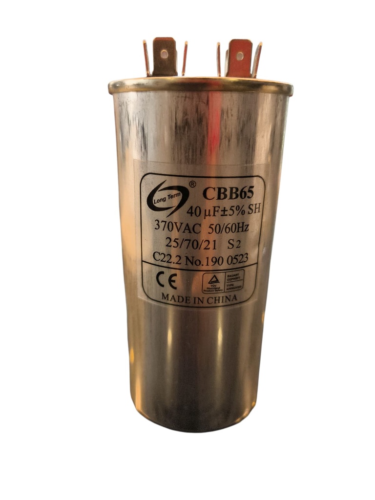Capacitor de partida 40MF 370VAC