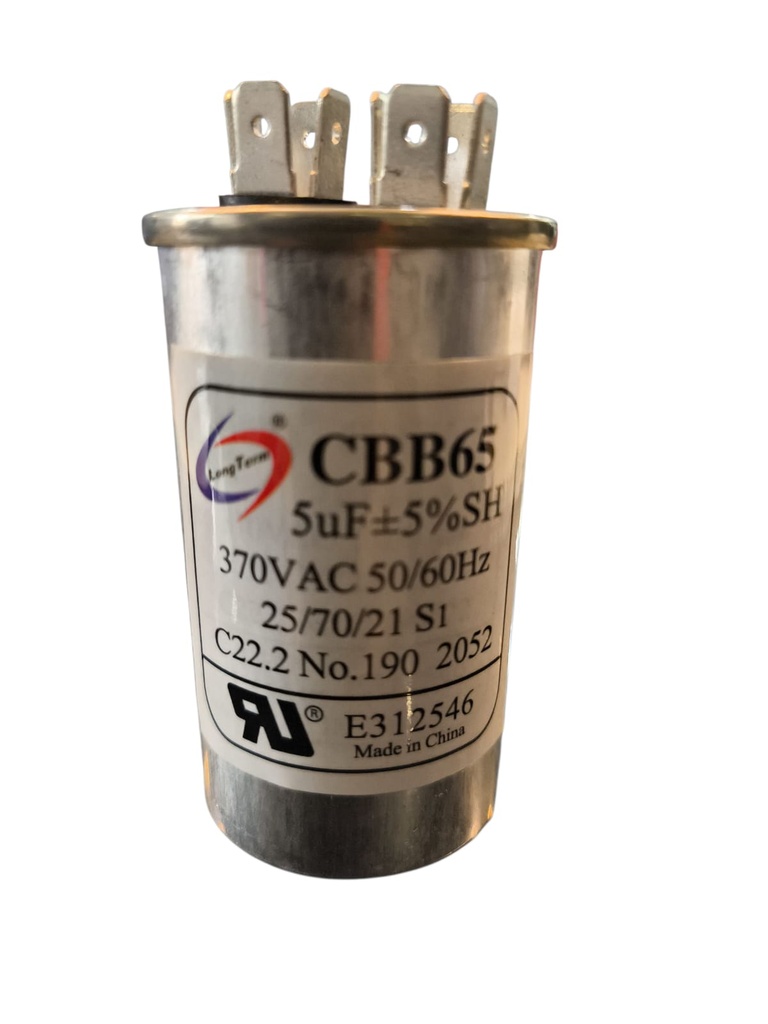Capacitor de partida 5MF 370VAC