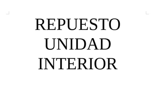 REPUESTO UNIDAD INTERIOR 12000 BTU MIDEA XTREME