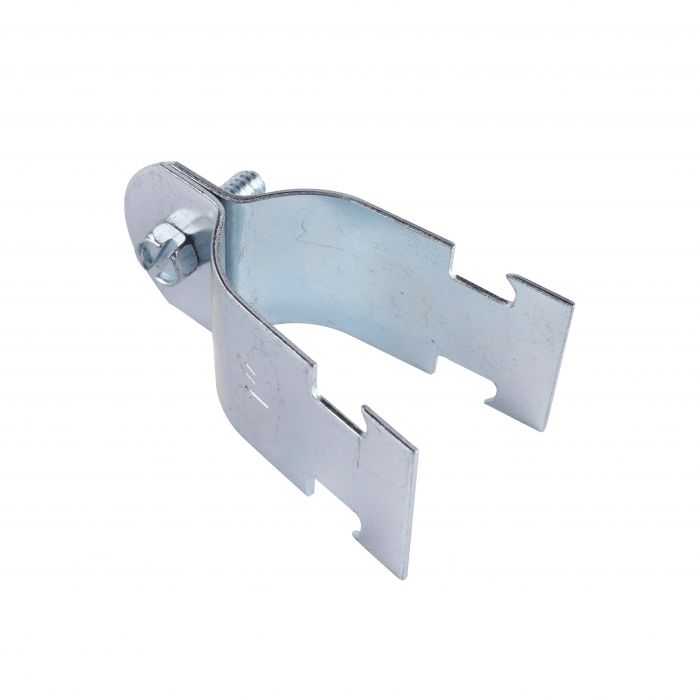 Abrazadera Ruc tipo unistrut 20mm c/tuerca y perno