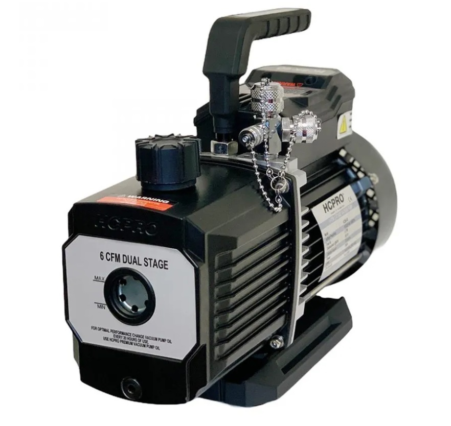 Bomba de Vacio 6 CFM  2 Etapas. HCPRO