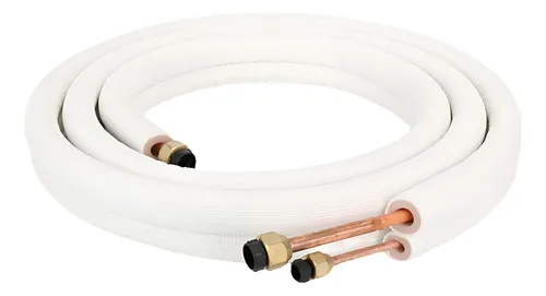 Kit Cañerias de Refrigeracion 1/4 Y 3/8 3MT C/Tuercas Aislación 0.8MM ABLTEK