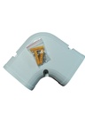 Acces. Abltek - Curva plana - Flat bend 135x135x86x70 mm