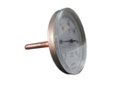 TERMOMETRO BIMETALICO T100/100 vastago centro