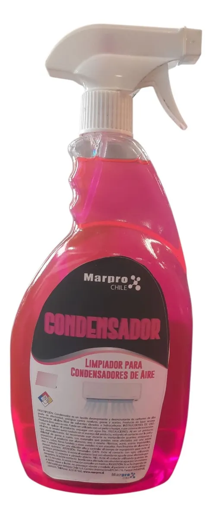 Liquido Limpiador para Condensador (Unidad interior) Marpro. Envase 1 Litro c/Gatillo.