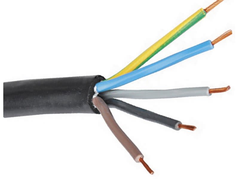 [CORNG5X2.5] Cordon 5x2.5mm negro por metro