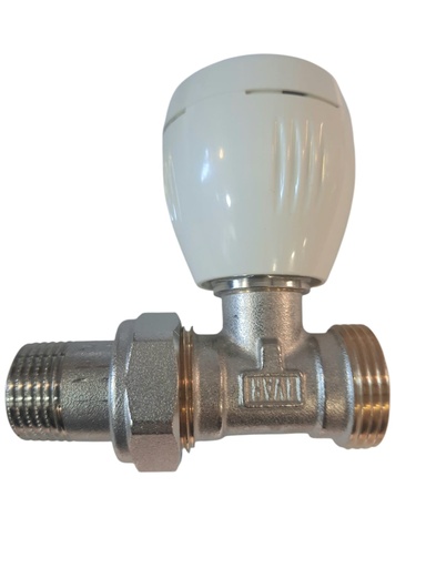 [00.057.05] VALVULA RADIADOR RECTA DOBLE REG. 1/2 para Eurok