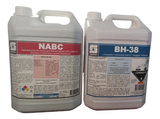 Kit Liquidos para aire acondicionado 5 Litros c/u Spartan