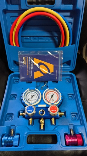 [VMG134-A-B] MANOMETRO 68mm R134a (MALETA) VALUE