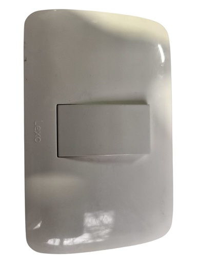 Interruptor Simple 9/12 10a 250v, Blanco Armado Lexo