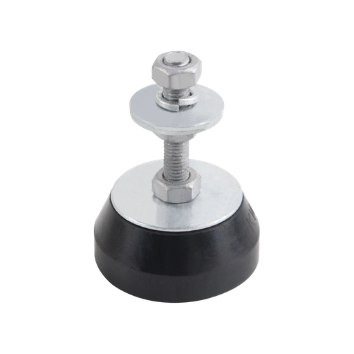 [AT-AVF-64] Base Soporte Piso Goma *Redondos* Antivibración PACK 4 PCS