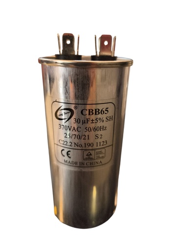 [MT-37R300] Capacitor de partida 30MFD 370VAC