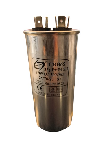 [MT-37R350] Capacitor de partida 35MF 370VAC