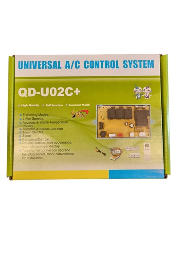 [QDU02C] TARJETA UNIVERSAL PARA AIRE ACONDICIONADO ON OFF mod. QDU02C