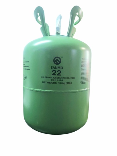 Refrigerante Sanmei R-22 de 13,6 KG Bombona