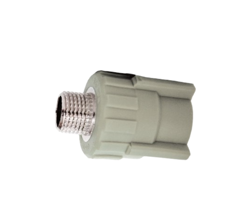 Terminal PPR D25x1/2" HE Injerto Metalico