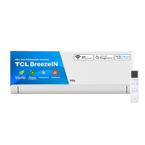 Aire Acondicionado Inverter TCL BreezIN split muro 24000 BTU