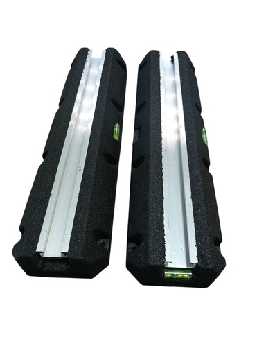 [50 cm largo] Base Soporte Piso Caucho ABLTEK Pack 2 pcs