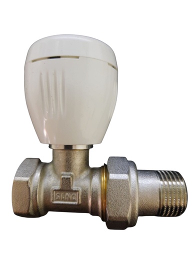 [00.060.02] VALVULA RADIADOR RECTA DOBLE REG. 1/2 para FE Hilo HI