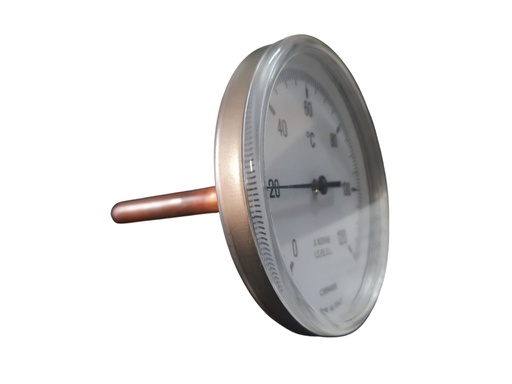 [00.070.03] TERMOMETRO BIMETALICO T100/100 vastago centro
