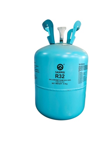 Refrigerante Sanmei R-32 de 9,5 KG Bombona